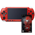 Новая PSP Slim (красная) + игра Spider Man 3